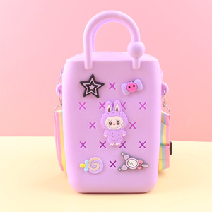 Bolsos y Carteras de Silicona para Niñas, Verano 2025, Estilo DIY, Impermeables, Pequeños y Lindos, Bolso Bandolera de Playa para Niños - Product Image 5