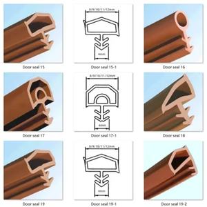 Bandes d'étanchéité adhésives en <span class=keywords><strong>silicone</strong></span>, PVC, TPE, TPV, caoutchouc flexible et plastique anti-âge pour portes et fenêtres intérieures personnalisées - Product Image 5