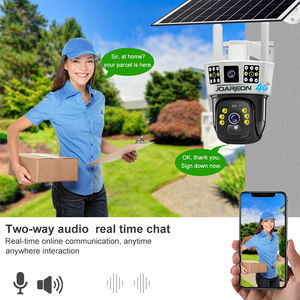 JOAREON 4G V380PROソーラーカメラ双方向トークデュアルレンズ3スクリーンソーラーCCTVセキュリティ屋外および屋内カメラ - Product Image 4