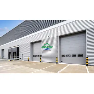 Anda High Quality Warehouse Exterior Adapted Different Industrial Sectional Doors