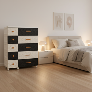 Armoire de rangement en <span class=keywords><strong>plastique</strong></span> de luxe à <span class=keywords><strong>5</strong></span> niveaux, grande capacité, durable, organiseurs de rangement, <span class=keywords><strong>tiroirs</strong></span> pour chambre à coucher, salon - Product Image 5