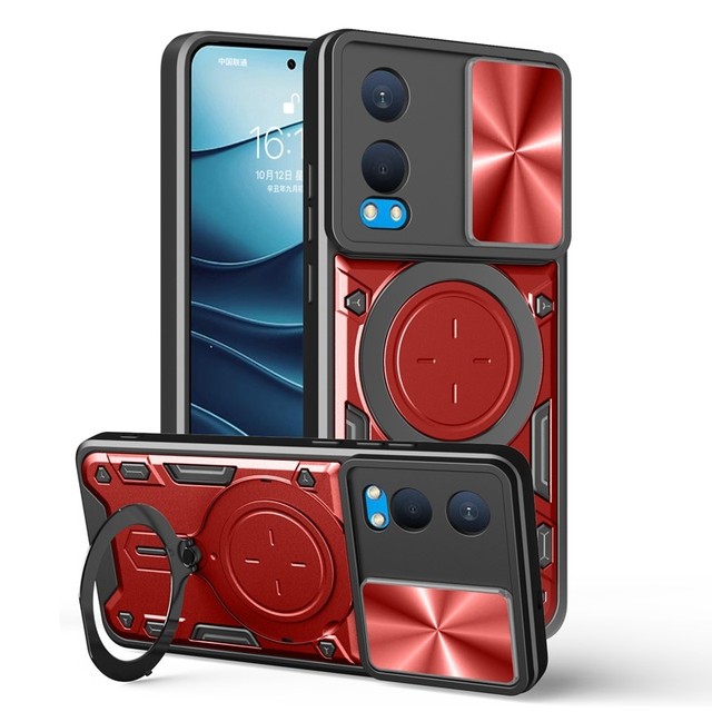Shockproof with Magnetic Metal Ring Stand Phone Case for OnePlus Nord CE4 Lite 5G ACE5 Pro ACE3 12R CE3 Lite