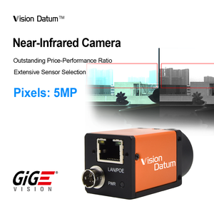 5MP 20fps gần hồng ngoại 400-1100nm siêu quang phổ gige CMOS Nir Camera cho dây chuyền lắp ráp tự động phát hiện - Product Image 2