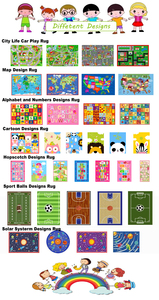 Tùy chỉnh 32x60 ''Washable Home Sử dụng trẻ em chơi <span class=keywords><strong>Mat</strong></span> rug với cuộc sống thành phố Thiết kế Stain kháng Non-Slip Nylon/Polyester - Product Image 5