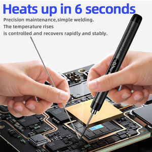 Xách tay không dây hàn sắt Kit Sưởi ấm nhanh có thể điều chỉnh nhiệt độ pin lithium có thể sạc lại hàn sắt - Product Image 4