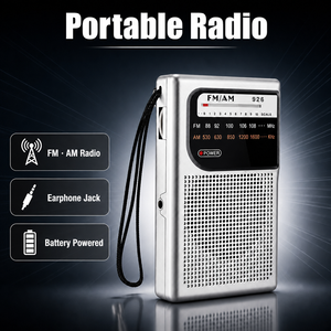 <span class=keywords><strong>Radio</strong></span> Portátil de Bolsillo AM FM de Doble Banda, Alta Sensibilidad, Antena Telescópica, Funciona con Pilas AA, Venta al Por Mayor, con Certificación CE, OEM ODM - Product Image 1