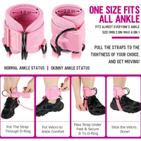 FDFIT Palm Guard Unisexe, Sangles de cheville réglables en néoprène pour les exercices de fessiers et les kickbacks sur machine à câble