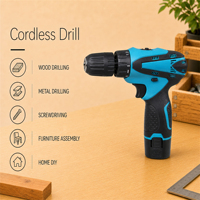 Ensemble de perceuse sans fil 45N.m 20V sans balais 13mm sans clé 2 vitesses 4.0Ah, kit de tournevis électrique pour la construction, la maison, le bricolage, ensemble de perceuse combinée