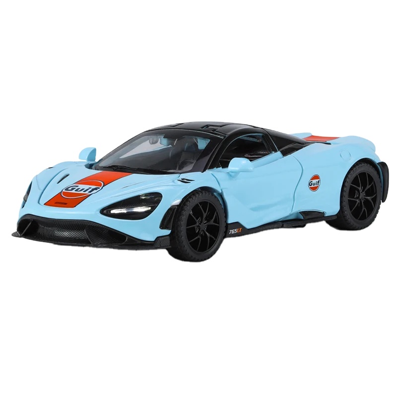 ZYX 1/32 Mclaren 765LT Supersport Car Zinc Alloy Pull Back Diecast