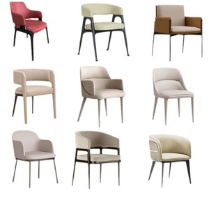 <strong>Private</strong>-room Hotel <strong>Dining</strong> Table Solid-wood <strong>Dining</strong> Chairs Chain-style Western Restaurant Nordic Style Mid-century Modern Chair - Product Image 1