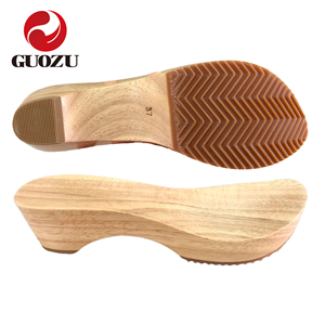 Sandales pour femmes avec semelle en <span class=keywords><strong>bois</strong></span> et feuille de caoutchouc - Product Image 2