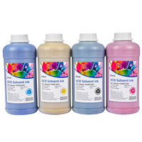 Encre éco-solvant ETINK ECO-1 1000g pour impression numérique grand format, couleurs CMJN, finesse nanométrique et haute compatibilité