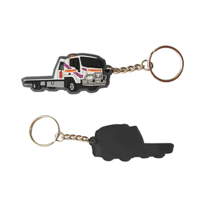 ตัวอย่างฟรี พวงกุญแจยางพลาสติกกันน้ำแบบเป็นมิตรกับสิ่งแวดล้อม รูปตุ๊กตา 3 มิติ ทำจากซิลิโคน PVC นุ่ม แฟชั่นการ์ตูน - Product Image 2