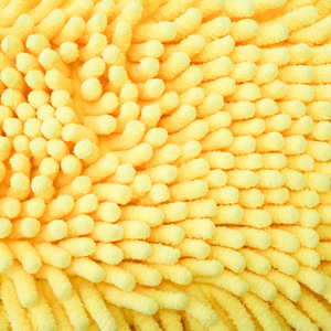 Ensemble de serviettes de lavage de voiture en microfibre, tampons en chenille, éponge moussante sans peluches pour le nettoyage des véhicules - Product Image 1