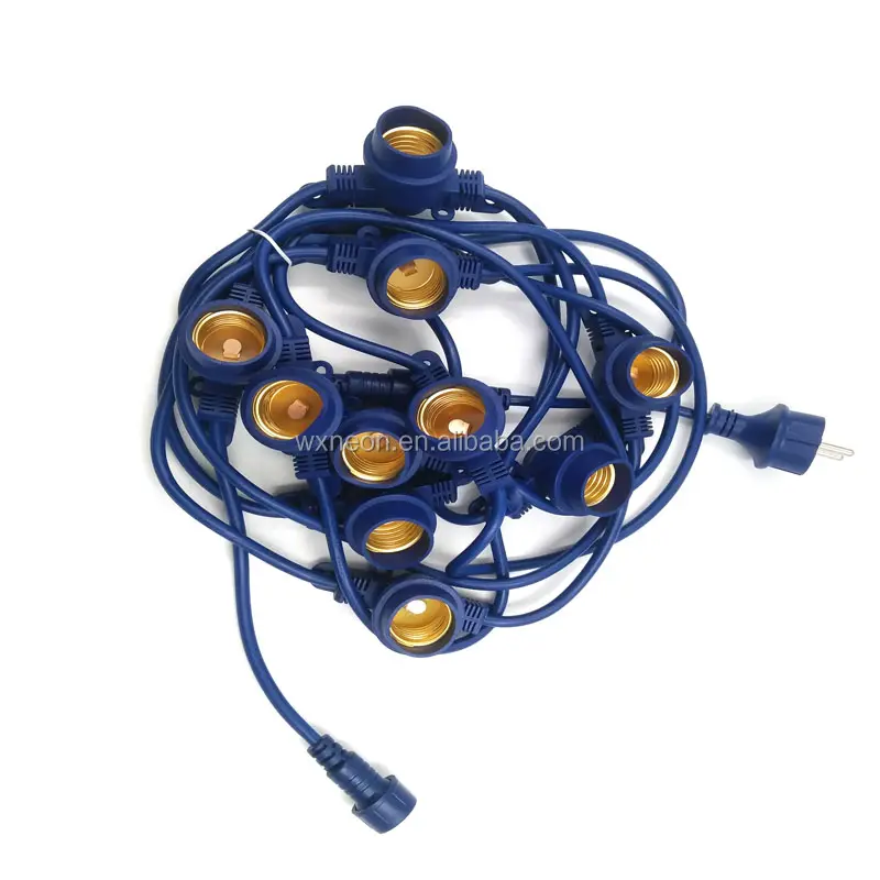 10m 10 sockets E27 festoon outdoor commercial string lights