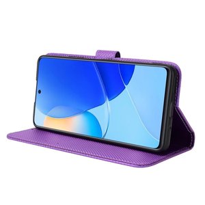 Étui portefeuille de luxe en cuir PU à motif diamant pour HUAWEI Honor 50 <span class=keywords><strong>SE</strong></span>/ <span class=keywords><strong>Nova9</strong></span> <span class=keywords><strong>SE</strong></span> - Product Image 4