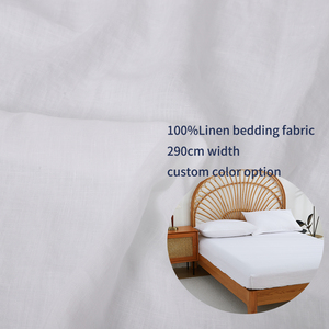 Tessuto di <span class=keywords><strong>Lino</strong></span> Francese Lavato di Lusso per Biancheria da Letto di Alta Gamma |   100% <span class=keywords><strong>Lino</strong></span>, 290 cm di Larghezza, Tinto su Misura - Product Image 1