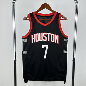 Broderie personnalisée en gros DAL Mavericks # 32 fusées HOU # 7 IND Pacers # Maillot de basketball en poly mesh unisexe pour adulte, modèle international - Product Image 2