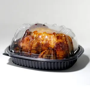 Food Grade Take Out Plastic Tray Chicken Box Roast Chicken Container