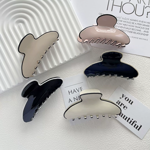 Fabbrica di Accessori per Capelli Certificata BSCI, Vendita all'Ingrosso di Fermagli per Capelli in Acetato di Cellulosa da 10,5 cm, Design Francese, per Donne e Ragazze - Product Image 1