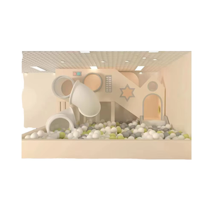 Nuevo Parque Infantil Interior para Niños, Centro de Juegos Suaves con Tobogán, Piscina de Pelotas, Pelotas Oceánicas para Juegos Interiores Pequeños - Product Image 1