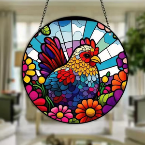 家庭と庭のためのカラフルな窓装飾天然生クリスタル装飾とサンキャッチャー - Product Image 3