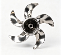 Impeller de pompe à flux axial en acier inoxydable moulé par gravité SS304 SS316 CF8 pour grand débit d'eau