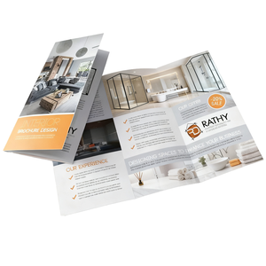 Diseño personalizado Impresión biodegradable Folleto triple plegado Servicios Libro Folletos Catálogo de revistas Catálogo personalizado - Product Image 1