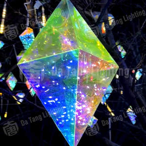 Lámpara colgante colorida a prueba de agua Ip65 para uso en interiores y exteriores que agrega un brillo vibrante a las celebraciones festivas - Product Image 1