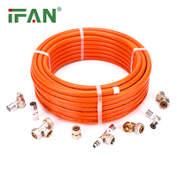 IFAN Muestra gratis Tubería de plomería Color naranja Material plástico ASTM F1974 Suministro de agua Tubería PEX