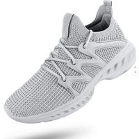 Chaussures de tennis légères pour femmes, antidérapantes, respirantes, avec empeigne en tricot, semelle intermédiaire en TPU, semelle extérieure en PVC/EVA, pour la gym, l'entraînement et la marche.