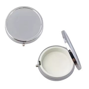 <span class=keywords><strong>Caja</strong></span> <span class=keywords><strong>Organizadora</strong></span> <span class=keywords><strong>de</strong></span> Pastillas Metálica Redonda, Ecológica, Personalizada al por Mayor, con Logotipo Personalizado - Product Image 1