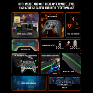 <span class=keywords><strong>Precio</strong></span> al por mayor BT 5,2 Gamepad Turbo Function Joysticks Controlador de juego inalámbrico para Switch/Lite PC - Product Image 4