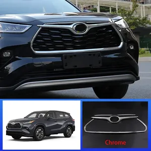 Cadre de calandre central de pare-chocs avant pour accessoires de style automobile 2022+ Garniture de capot 2020 2021 2022 2023 - Product Image 3