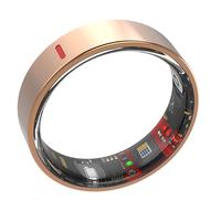 Anillo Inteligente con Monitor de Salud y Sueño, Control de Frecuencia Cardíaca y Presión Arterial, Control por Aplicación, Carga Inalámbrica, Resistente al Agua IP68, para Hombre