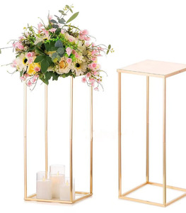 Nouveau support décoratif géométrique pour <span class=keywords><strong>mariage</strong></span>, présentoir de fenêtre haut-bas, ornements décoratifs pour table principale de <span class=keywords><strong>mariage</strong></span> BR-0952 - Product Image 5