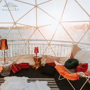 4m 5m Extérieur Transparent <span class=keywords><strong>Jardin</strong></span> Balcon Serre Hangar Dôme Géodésique Bulle <span class=keywords><strong>Igloo</strong></span> Tente À Vendre - Product Image 2