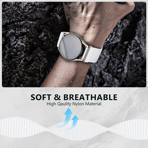 Correa de Reloj de Repuesto de 14 Colores, Estilo Simple, Elástica, con Cierre Rápido, de Nailon de 20 mm, para Hombre y Mujer, de Lujo - Product Image 4
