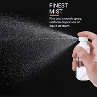 Flacon pulvérisateur à fine brume de 60 ml pour l'hydratation du visage avec une ultra micro-buse, atomiseur en plastique rechargeable, anti-fuite pour les soins de la peau