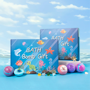 Bomba de Baño para Niños Serie Océano Color Macaron 2026 con Juguete en el Interior, Forma de Huevo, Natural, Apta para Niños, Rica en Sales, Efervescente - Product Image 1