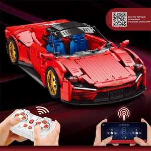 Reobrix 11025 Supercar <b>Building</b> <b>Block</b> <b>Set</b> 800+ Pieces Remote Control Tech Model Assembly Toy For Teens 7-14 Years - Product Image 1