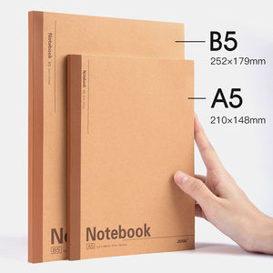ที่กำหนดเองพิมพ์ที่เรียบง่าย A4 B5 A5กระดาษพิเศษปกอ่อนนักเรียนสำนักงานปกไร้สายวางแผนปกวารสารโน๊ตบุ๊คสำหรับของขวัญ - Product Image 2