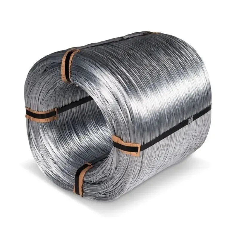 Construction Low Carbon Steel Binding Wire Flat Tie Cut Wire Coils BGW 21 0.831MM Electro Galvanized Wire