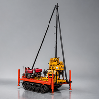 Foreuse sur chenilles portable Feiyang FY-70 70m à moteur diesel, vente directe usine - Compacte, diamètre de forage 60-200mm, 300KG, 220V, eau