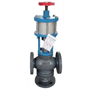 Válvula de corte de pistão pneumática WCB ZSQP para controle de água de alta e baixa temperatura com suporte OEM personalizável Nuzhuo