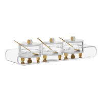 Waterdale Kollektion Judaica Jüdisches Geschenk für Rabbiner Prächtige Wandkunst Acryl Lucite Gadol Skizze