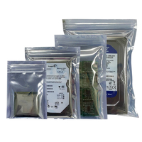 Tas hewan peliharaan Anti statis, aksesori elektronik, tas USB, kartu grafis, kemasan elektronik, Anti statis, dapat ditutup ulang, Ziplock kustom
