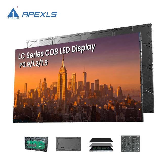 Indoor Cob LED Video Wall Display Screen Small Fine Pitch Cob P1.8 P1.2 for Shopping Mall Use Fixed Panel