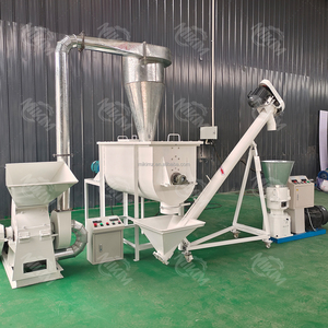 Petite ferme utilisant une ligne <span class=keywords><strong>de</strong></span> production <span class=keywords><strong>de</strong></span> granulés d'aliments pour animaux <span class=keywords><strong>de</strong></span> ferme, volailles, bovins, machine à granulés d'aliments pour animaux - Product Image 2