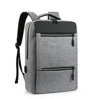 Sac à dos d'école unisexe de luxe pour étudiants, avec logo personnalisé, imperméable, antivol, en tissu Oxford, avec fermeture éclair, pour ordinateur portable et port USB